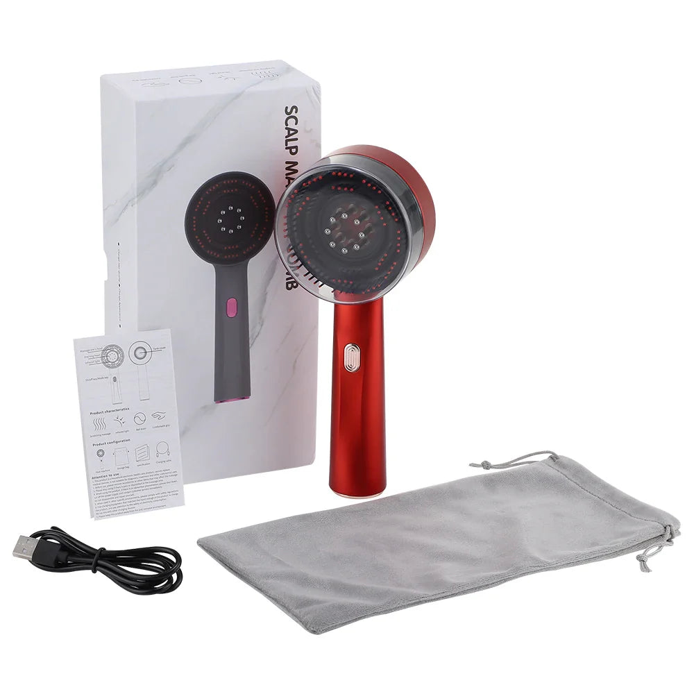 Auralax Red Light Massage Brush