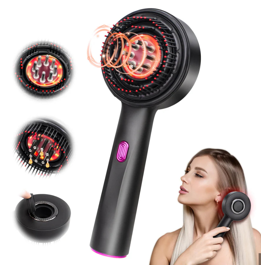 Auralax Red Light Massage Brush